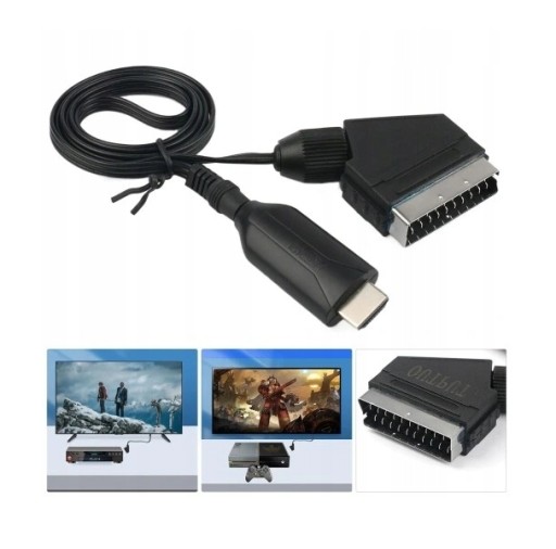 Совместимость с HDMI с силиконовым адаптером Scart