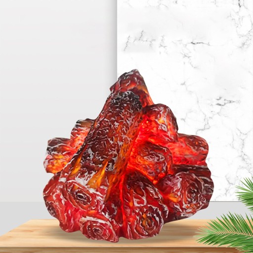 zr-Decorative table lamp LED flame effect for