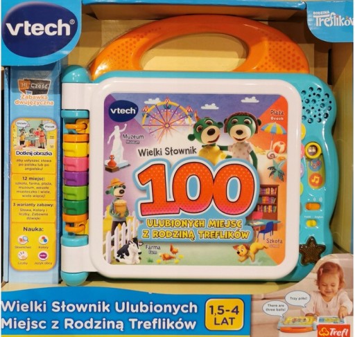 VTECH WIELKI SŁOWNIK 100 ULUBIONYCH MIEJSC 61561
