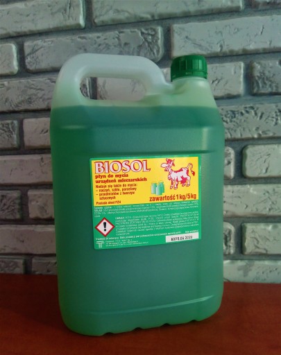 BIOSOL Жидкость для чистки молочного оборудования 5л сильная
