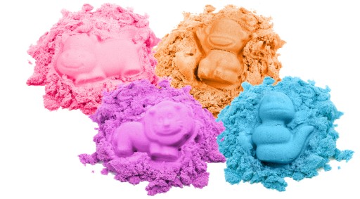 BibiMoon Kinetic Sand 4 кг НАБОР ПЕСОЧНЫХ ЯЩИКОВ ФОРМЫ