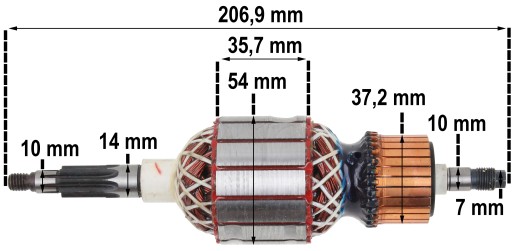 Крыльчатка ТИП BOSCH GSH 11 VC 1614011120
