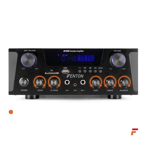 AV430A Усилитель караоке Fenton 2x300 Вт USB FM BT