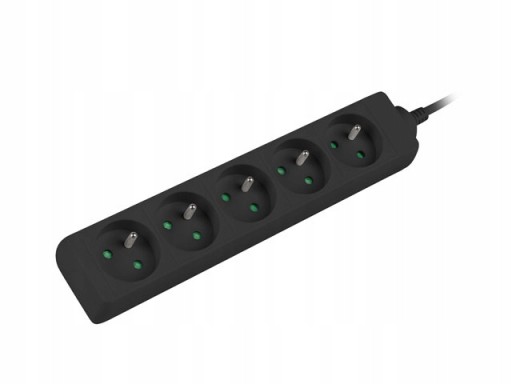 УДЛИНИТЕЛЬ LANBERG 1M UPS 5X 230V PL ЧЕРНЫЙ