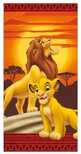 Пляжное полотенце The Lion King 70 x 140 см.