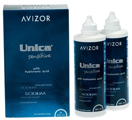 AVIZOR UNICA ЖИДКОСТЬ ДЛЯ ЧУВСТВИТЕЛЬНЫХ ЛИНЗ 2 x 350 мл