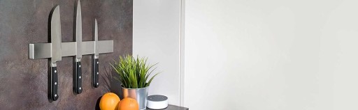 Listwa magnetyczna samiprzylepna szyna na noże z taśmą klejącą 40 cm