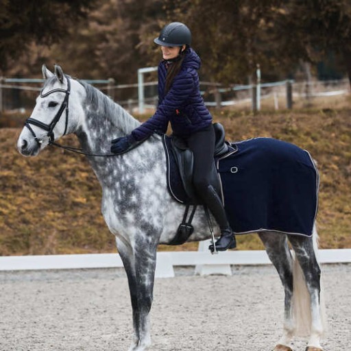 Полуодеяло HORZE KIEL Dark Navy (R: Pony)