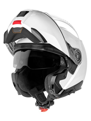 Schuberth C5 ГЛЯНЦЕВЫЙ БЕЛЫЙ r.55/S + домофон SC2