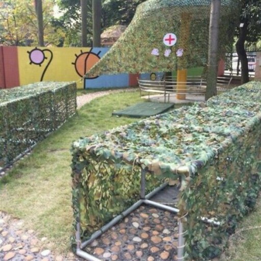 ВНЕШНЯЯ ТКАНЬ ОКСФОРД КАМУФЛЯЖ СЕТКА ДВОЙНОЙ СЛОЙ 4X6M