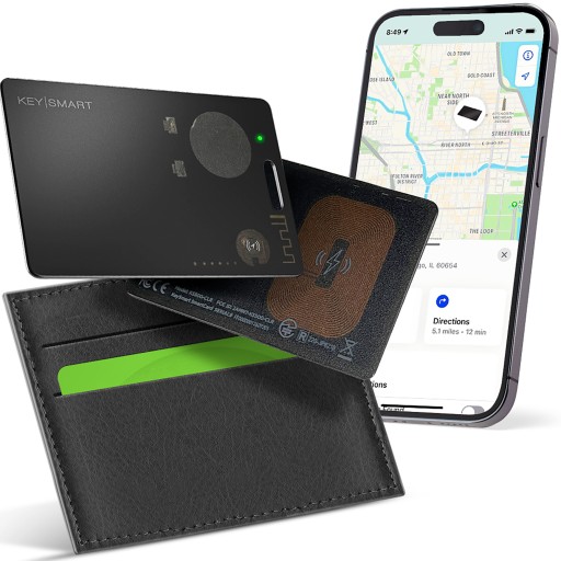 Lokalizator (karta) GPS Keysmart Find My Wallet - czarny