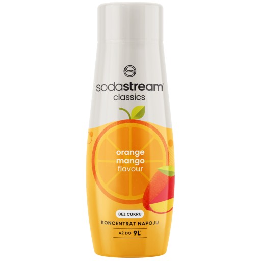 SYROP KONCENTRAT SODASTREAM ORANGE MANGO 440ML DO SATURATORA POMARAŃCZA