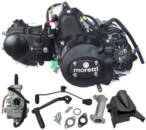ДВИГАТЕЛЬ 80CC ЧЕРНЫЙ MORETTI JUNAK 901 902 903 904