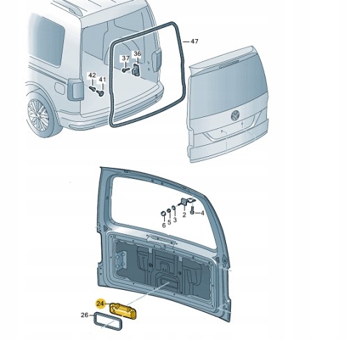 КНОПКА ЗАМКА ЗАДНЕЙ ДВЕРИ AUDI VW 5N0827566T дилерский центр