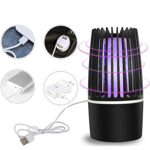 LAMPA OWADOBÓJCZA LAMPA NA KOMARY MUCHY MESZKI ĆMY MOLE OSY OWADY 2 w 1