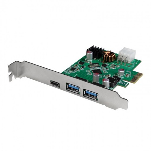 Контроллер LogiLink PC0090 PCIe 2x USB 3.0 и USB-C USB3.2