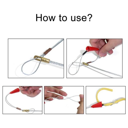 Electrician Push Pullers Fish Tape Fastener for