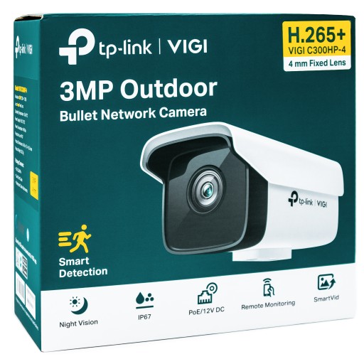 Внешняя камера 3 Мп 4 мм TP-LINK VIGI C300HP-4