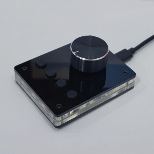 Klawiatura z kontrolerem głośności USB Simple Black