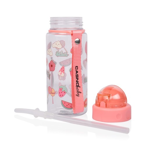 Детская бутылочка, бутылка для воды и соломинка без BPA Casno 0,4л