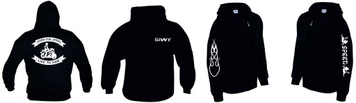 Bluza z kapturem Moto Różne wzory PROJEKT BMW