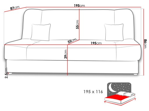 SOFA Диван для гостиной, диван-кровать, Jonas SOFA