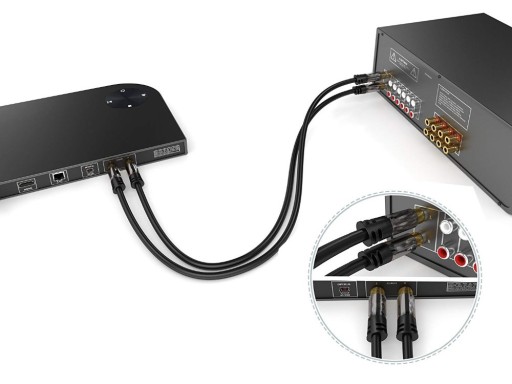 КАБЕЛЬ 1RCA-2RCA ДЛЯ САБВУФЕРА ТИПА Y NAKAMICHI 3м