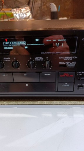 Кассетный магнитофон Kenwood KX-1100HX черный