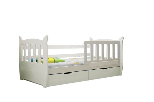 Детская кровать Miky с ящиками, матрас 160х80
