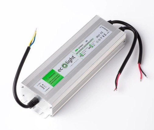 ZASILACZ WODOODPORNY HERMETYCZNY LED 12V 250W ALU
