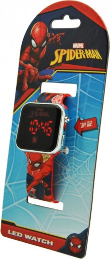 Детские цифровые светодиодные часы Spiderman SPD4800 Euroswan