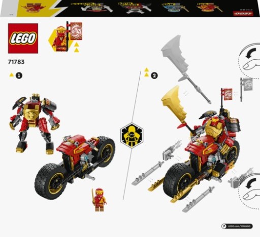 LEGO - NINJAGO - МЕХ РАЙДЕР КАЙА ЭВО - 71783