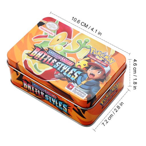 Набор из 41 карты Pokemon Cards в металлической жестяной коробке из серии Lost Origin