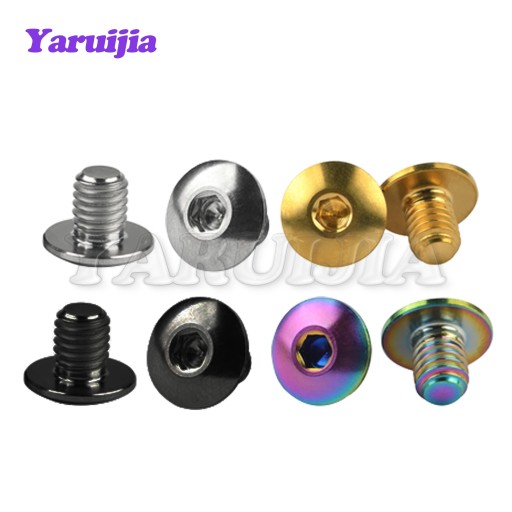 Yaruijia Titanium bolts M5 Oil Cylinder Lid Bolts XT Bicycle Hydraulic Brak