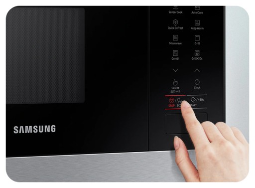 Piekarnik Samsung NV7B4240VAK Dual Cook + mikrofala MG22T8254AB z Grillem