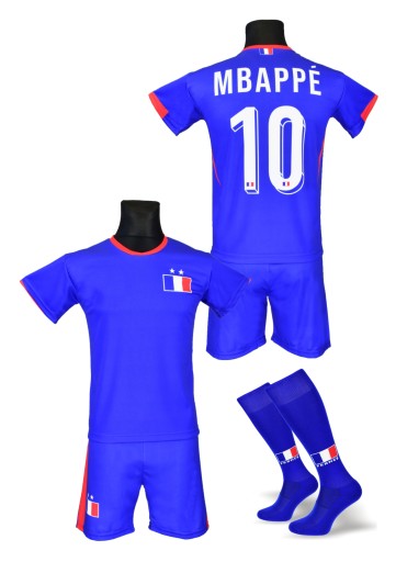 Футбольная форма MBAPPE + леггинсы ФРАНЦИЯ размер 164