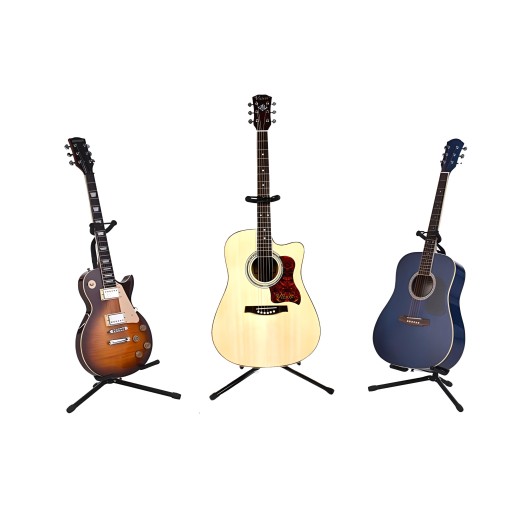 STOJAK GITAROWY STATYW NA GITARĘ WIESZAK DO GITARY 74 cm METALOWY DUŻY