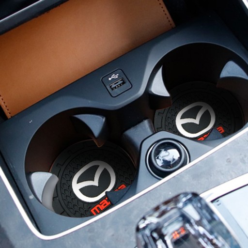 2 шт. накладки на чашки автомобиля из ПВХ Mazda