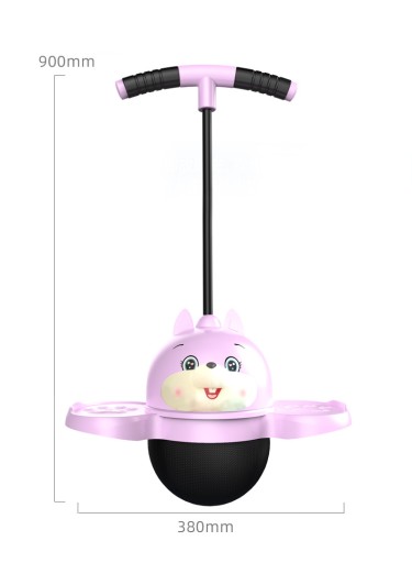 SKOCZEK DLA DZIECI POGO JUMPER JELEŃ RÓŻOWY