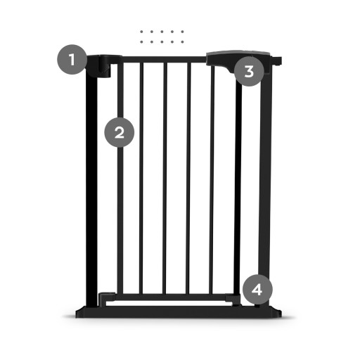 Barierka zabezpieczająca DUŻA do 317cm Tulano Guardian 6.0 Black