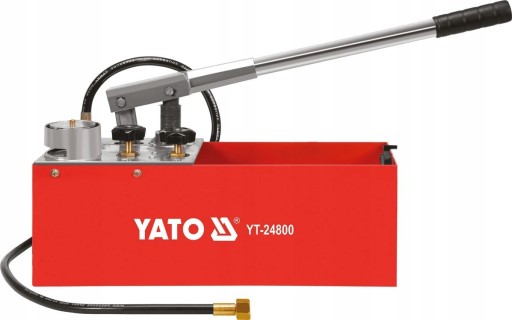 РУЧНОЙ НАСОС YATO ДЛЯ ИСПЫТАНИЙ ДАВЛЕНИЕМ 50 БАР 12 Л