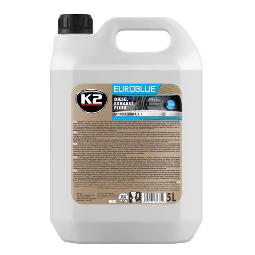 K2 EUROLUBE ADBLUE Каталитическая жидкость 5л + FUNNY, СНИЖАЕТ ВЫХЛОПНЫЕ ДИЗЕЛЬНЫЕ ДЫХИ