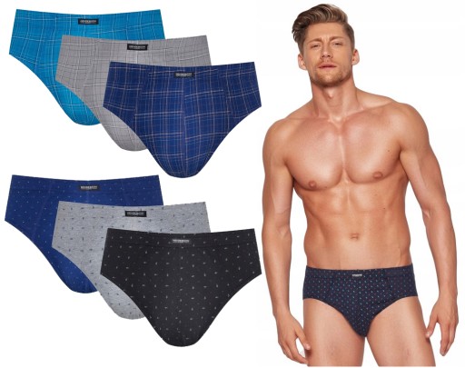 ТРУСЫ HENDERSON МУЖСКИЕ, ХЛОПОК 1446, 6 ШТ. МИКС XXL
