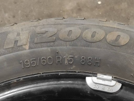 ЗАПАСНОЕ КОЛЕСО ROTEX A2000 195/60R15 2006R 626 V GF