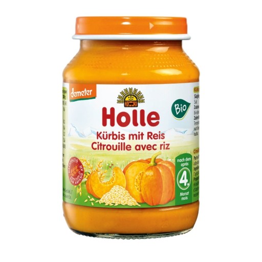 Holle Dynia z ryżem eko 190g