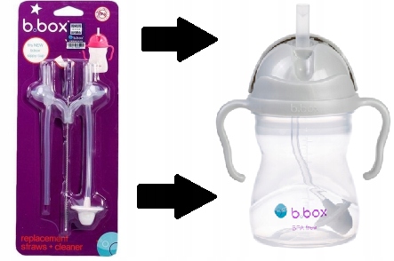 B.BOX ZAPASOWE SŁOMKI + SZCZOTECZKA DO CZYSZCZENIA