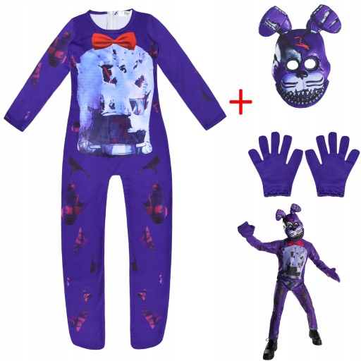 Костюм Бонни Five Nights at Freddy's для детей от 3 до 12 лет.