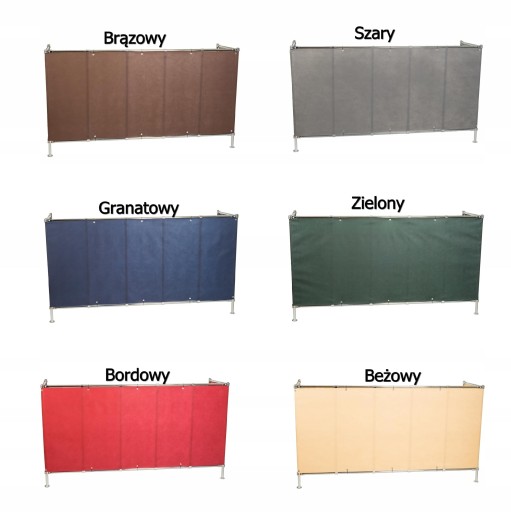 OSŁONA BALKONOWA 1,1X5M NA BALKON BEŻOWA + GRATIS!
