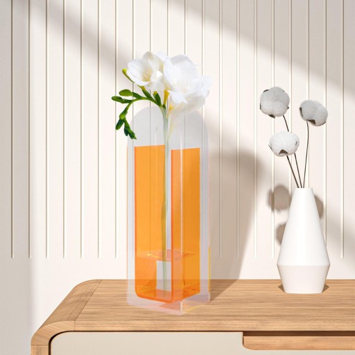 Modern Nordic Vase прозрачные акриловые вазы Half Orange