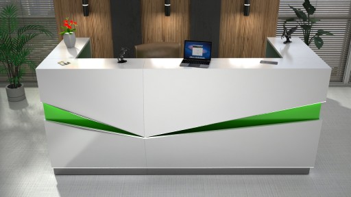 Стойка ресепшн R107 LED 200x80см ресепшн